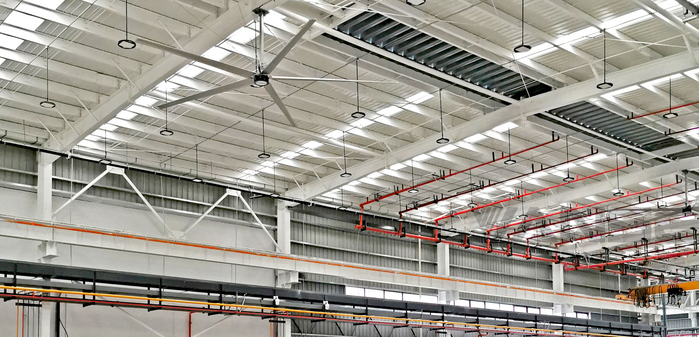 輪船制造車間永磁大型工業吊扇