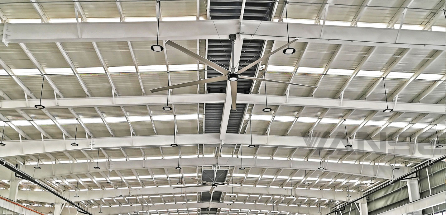 輪船制造車間永磁大型工業吊扇