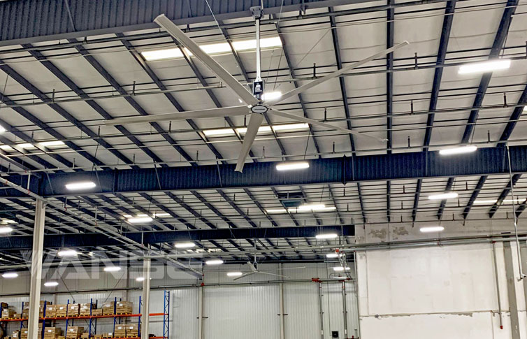 上海百世物流倉庫工業(yè)大風扇