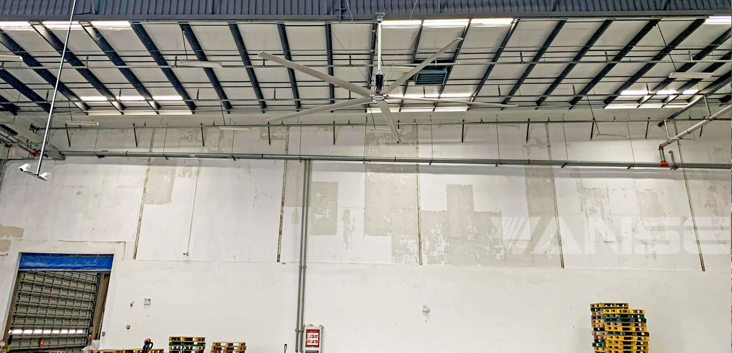 上海百世物流倉庫工業大風扇