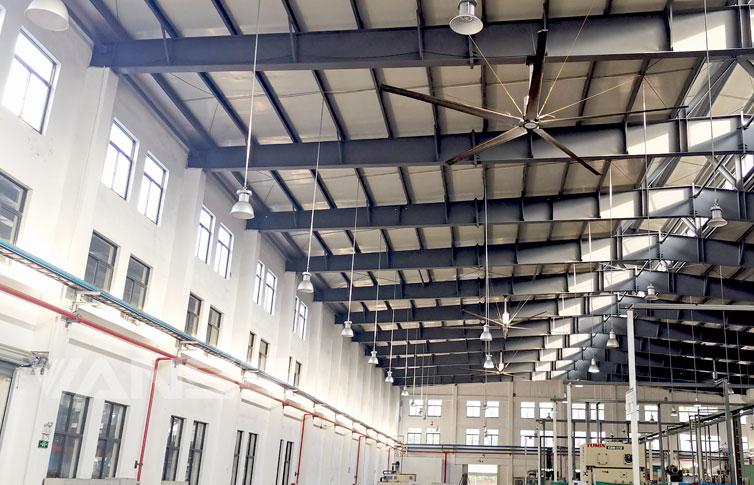 中國航天加工車間工業(yè)大風扇