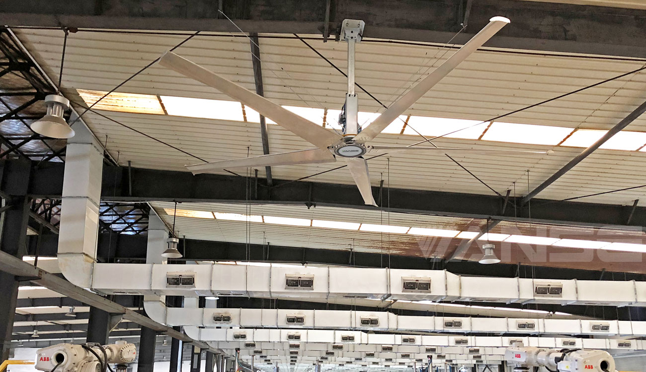 蘇州光纖電纜工廠工業大吊扇