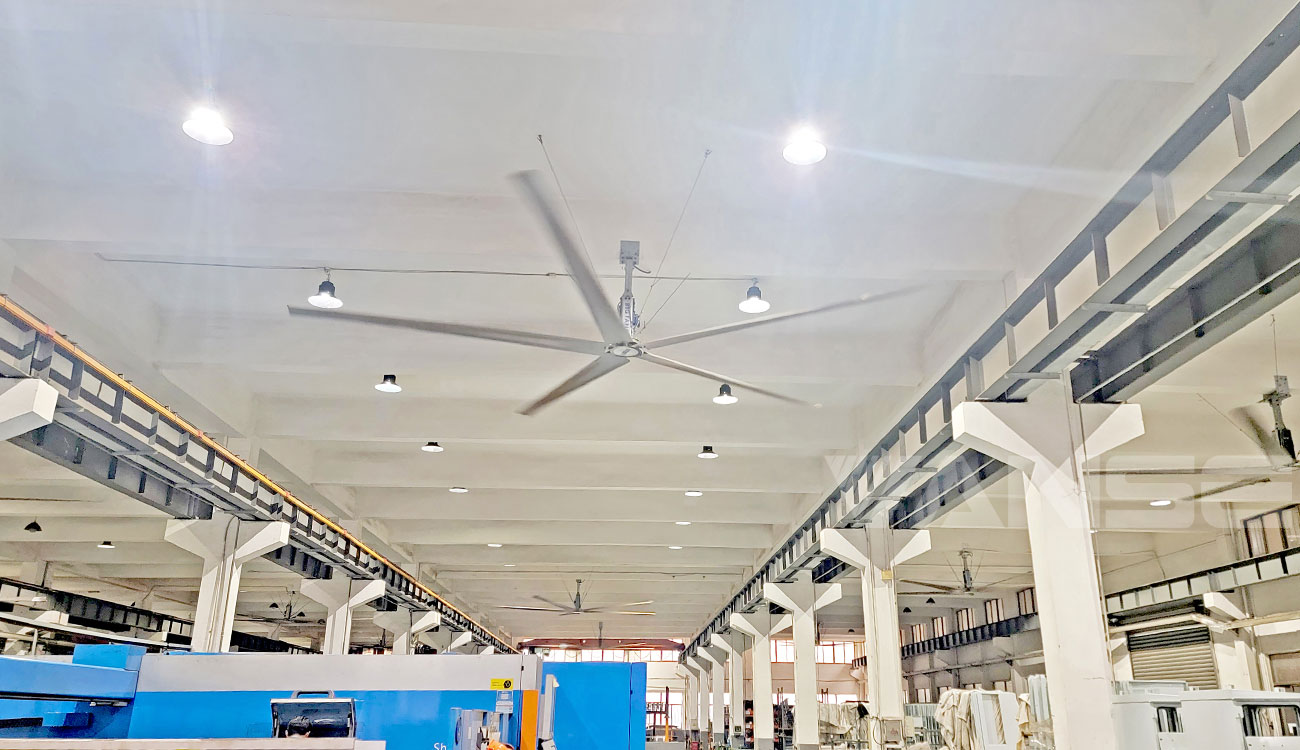 無錫江陰制造車間7.3米大型工業吊扇