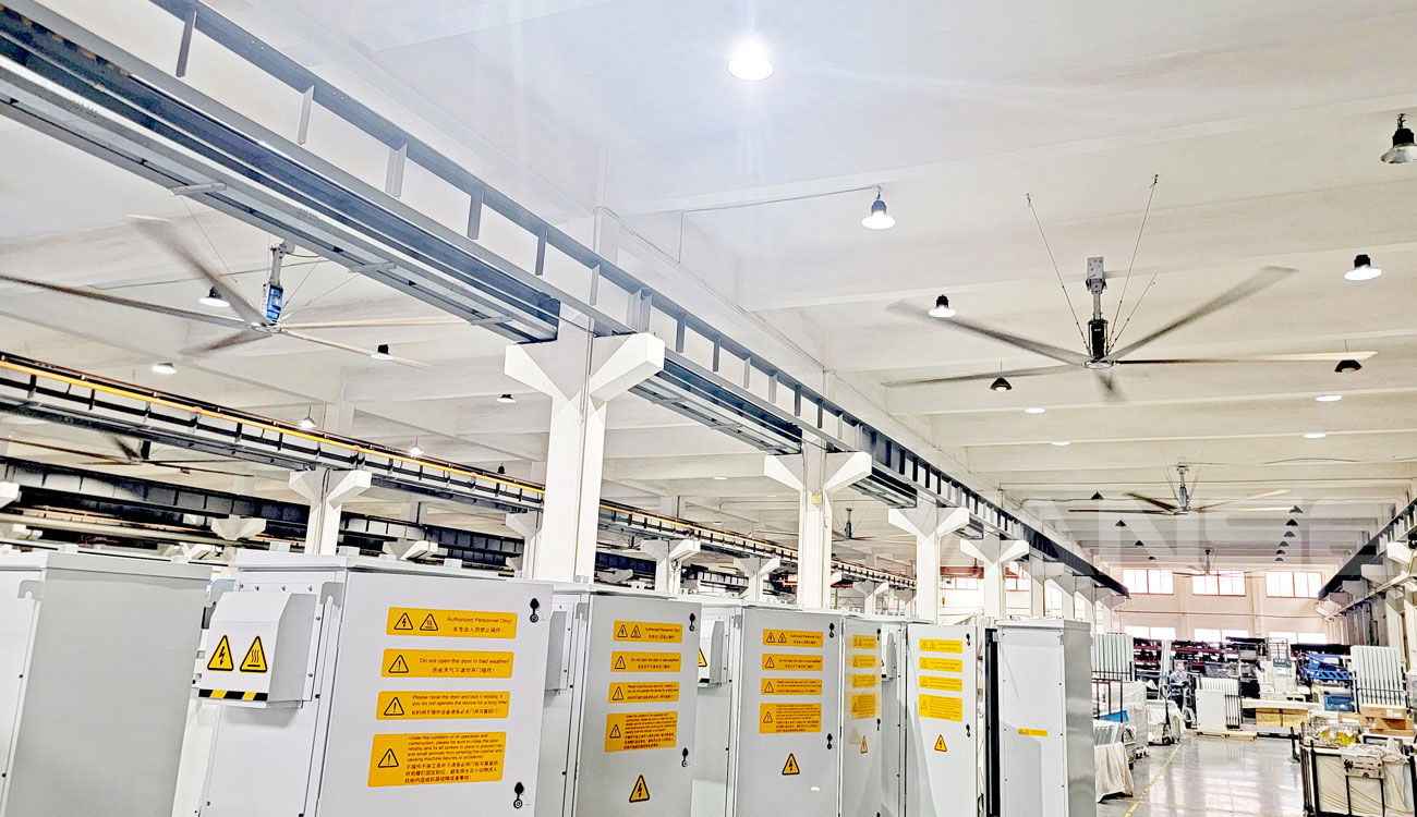 無錫江陰制造車間7.3米大型工業吊扇